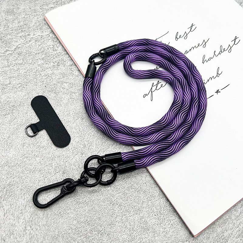 Ayarlanabilir Örgülü Crossbody Telefon İpi