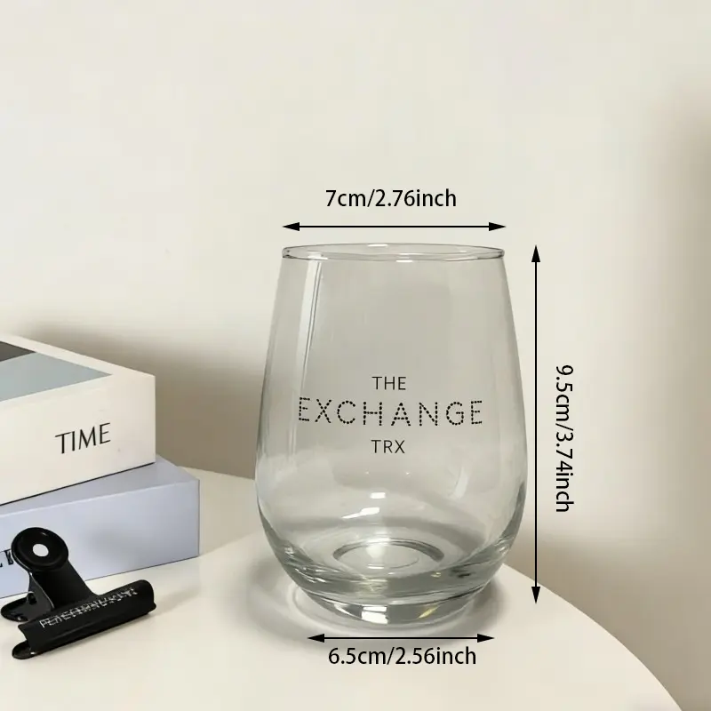 The Exchange Trx Stemless Egg Shaped Glass Tumblers
