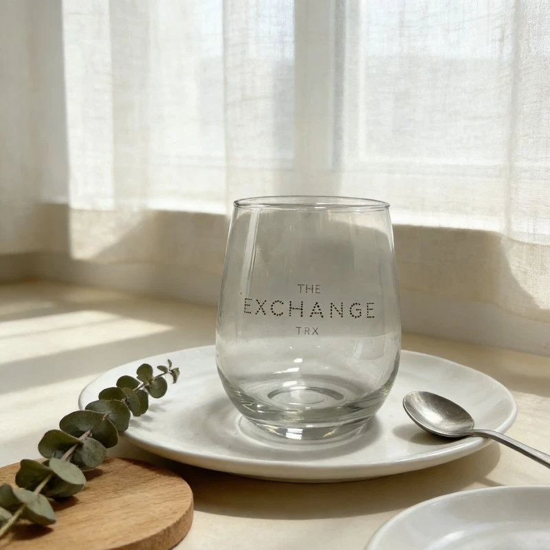 The Exchange Trx Stemless Egg Shaped Glass Tumblers