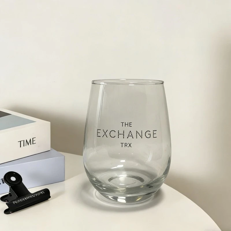 The Exchange Trx Stemless Egg Shaped Glass Tumblers